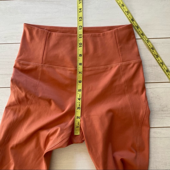Girlfriend Collective High Rise Leggings Compression Brick Sz M Inseam 23 3/4 - Picture 7 of 11